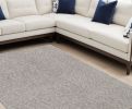 7' X 10' Modern Shaggy Soft Gray Indoor Area Rug