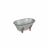 Hammered Metal Bathtub Decorative Sculpture