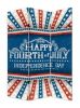 Happy 4th of July Three Panel Room Divider Screen