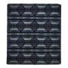 Forest Green and Blue Tribal Print Throw Blanket