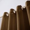 Set of Two 84"  Chocolate Solid Modern Window Panels