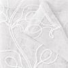 Set of Two 96"  White Boho Embroidered Window Panels