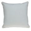 20" X 20" Beige And And Brown Floral Zippered 100% Cotton Throw Pillow