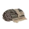 Parkland Collection Zulu Transitional Multicolored HANDLOOMed 52" x 67" Cotton Blend Throw Blanket