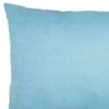 Set Of Two 12" X 20" Sky Blue Polyester Zippered Pillow Cover