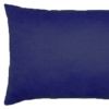 Set Of Two 12" X 20" Navy Blue Polyester Zippered Pillow Cover