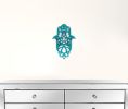Turquoise Solid Wood Geometric Shapes Wall Decor