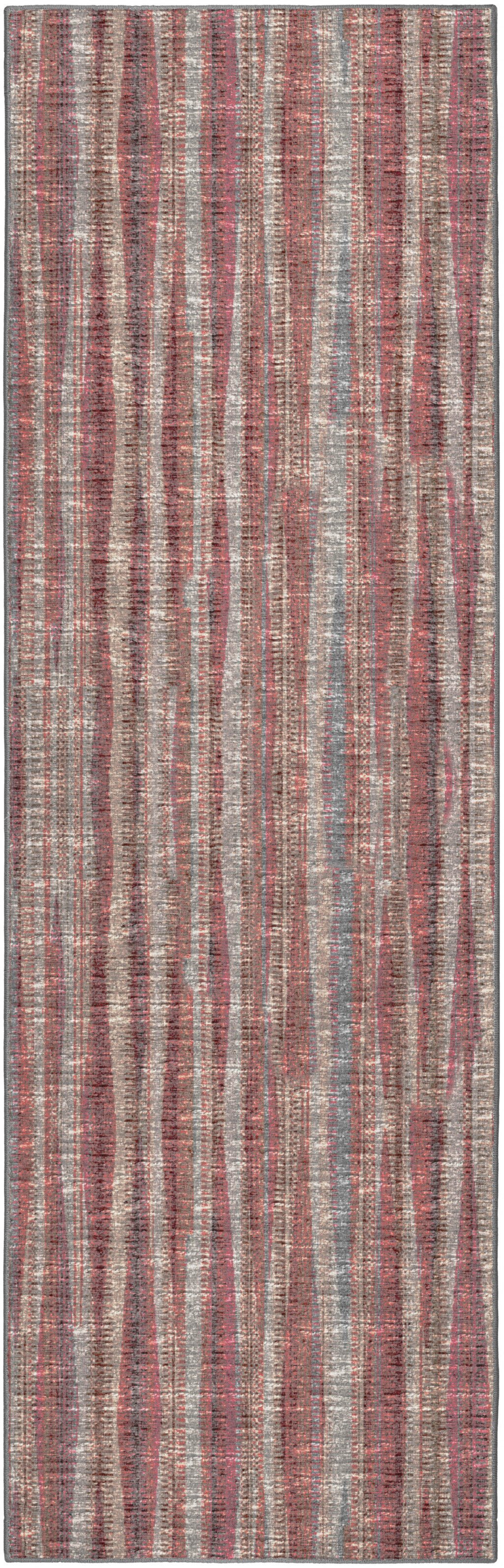 3' X 10' Pink Ombre Tufted Runner Rug