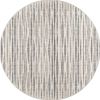 10' Ivory Round Ombre Tufted Handmade Area Rug