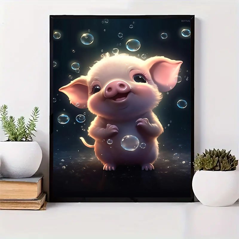 5DDIY Diamond Painting Set - Full Diamond Round Water Diamond Art (Option: Code69)