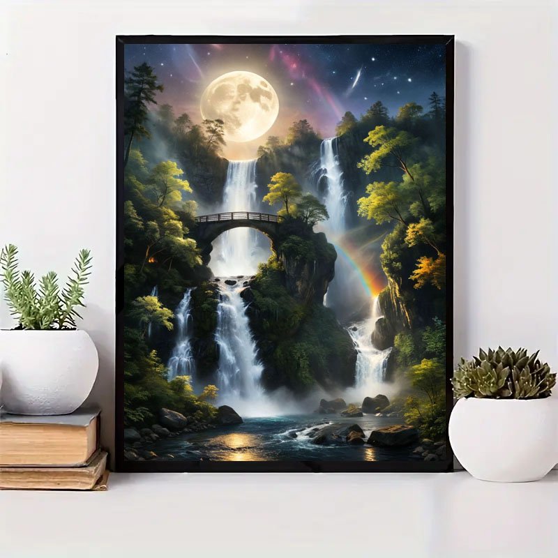 5DDIY Diamond Painting Set - Full Diamond Round Water Diamond Art (Option: Code34)