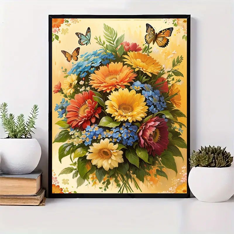 5DDIY Diamond Painting Set - Full Diamond Round Water Diamond Art (Option: Code16)